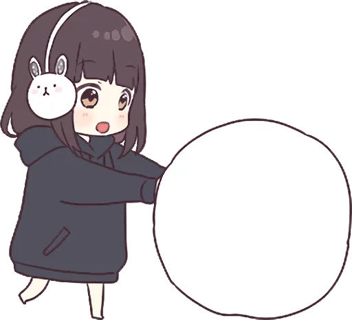 ❄️ Стикер «Menhera-chan. 3 ENG» для Telegram