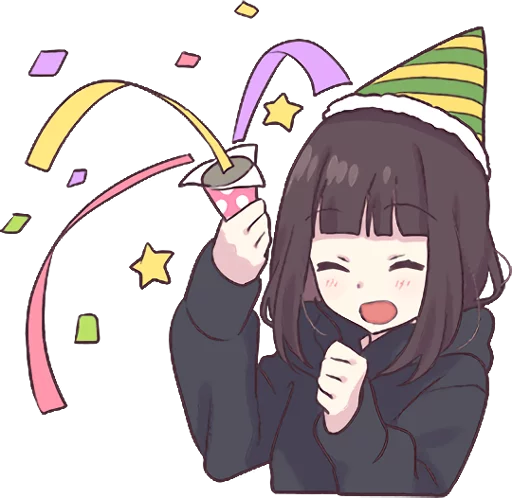 🎉 Стикер «Menhera-chan. 3 ENG» для Telegram