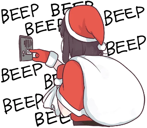 🎅 Стикер «Menhera-chan. 3 ENG» для Telegram