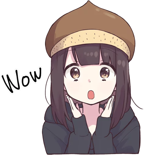 😱 Стикер «Menhera-chan. 3 ENG» для Telegram