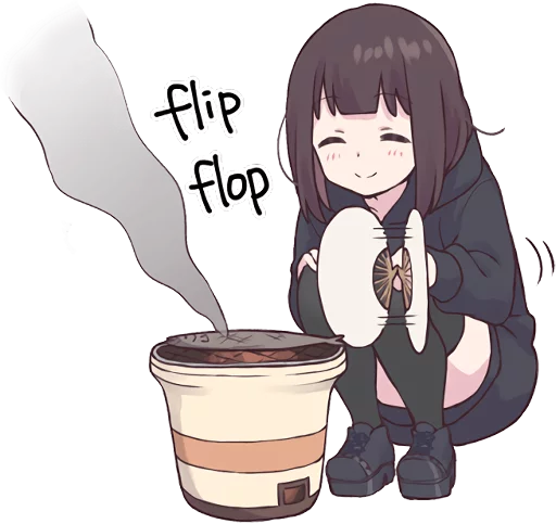 ☺️ Стикер «Menhera-chan. 3 ENG» для Telegram