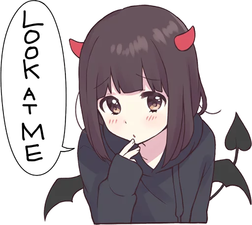 😈 Стикер «Menhera-chan. 3 ENG» для Telegram