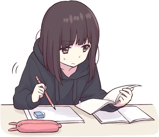 📖 Стикер «Menhera-chan. 3 ENG» для Telegram