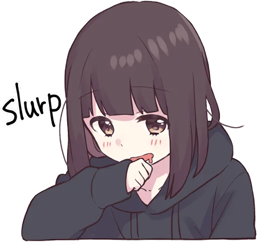 😒 Стикер «Menhera-chan. 3 ENG» для Telegram