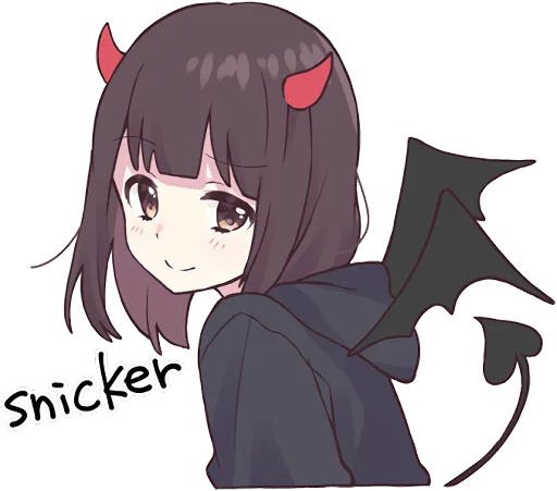 😈 Стикер «Menhera-chan. 3 ENG» для Telegram