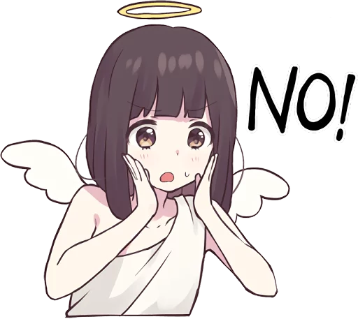 😇 Стикер «Menhera-chan. 3 ENG» для Telegram