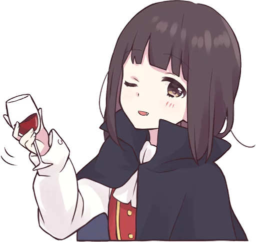 🧛‍♀️ Стикер «Menhera-chan. 3 ENG» для Telegram