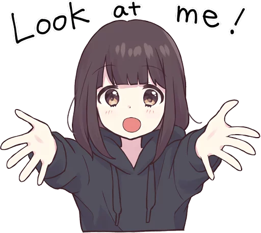 🙌 Стикер «Menhera-chan. 3 ENG» для Telegram