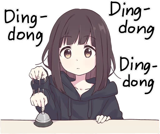 😟 Стикер «Menhera-chan. ENG» для Telegram