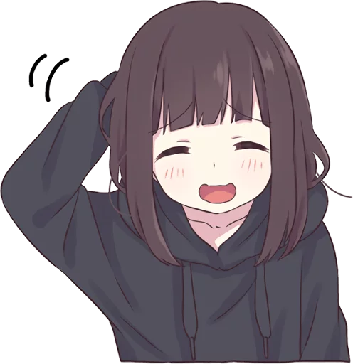 ☺️ Стикер «Menhera-chan. ENG» для Telegram