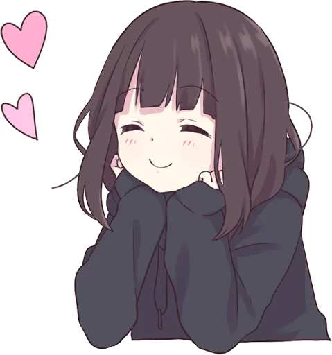 😊 Стикер «Menhera-chan. ENG» для Telegram