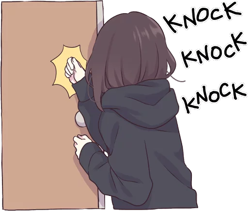 😒 Стикер «Menhera-chan. ENG» для Telegram