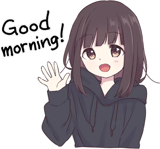 👋 Стикер «Menhera-chan. ENG» для Telegram