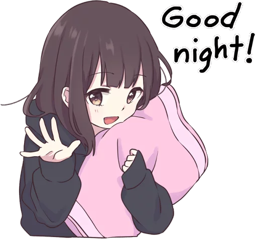 👋 Стикер «Menhera-chan. ENG» для Telegram
