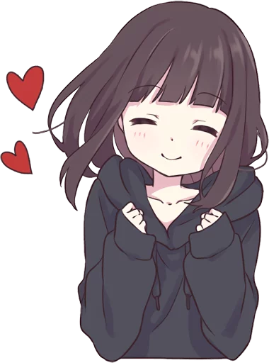 ☺️ Стикер «Menhera-chan. ENG» для Telegram