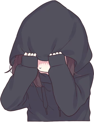 😞 Стикер «Menhera-chan. ENG» для Telegram