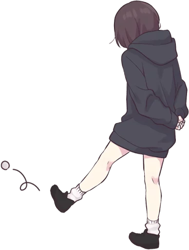 😔 Стикер «Menhera little girl. ENG» для Telegram
