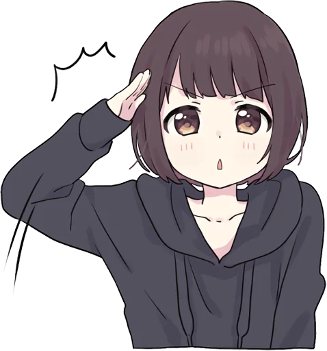 👍 Стикер «Menhera little girl. ENG» для Telegram