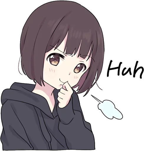 😏 Стикер «Menhera little girl. ENG» для Telegram