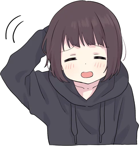 😅 Стикер «Menhera little girl. ENG» для Telegram