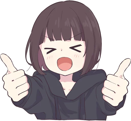 👍 Стикер «Menhera little girl. ENG» для Telegram