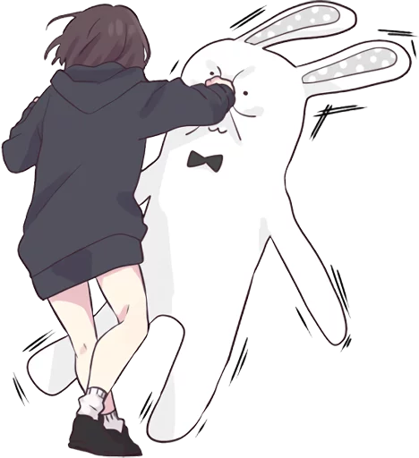 👊 Стикер «Menhera little girl. ENG» для Telegram