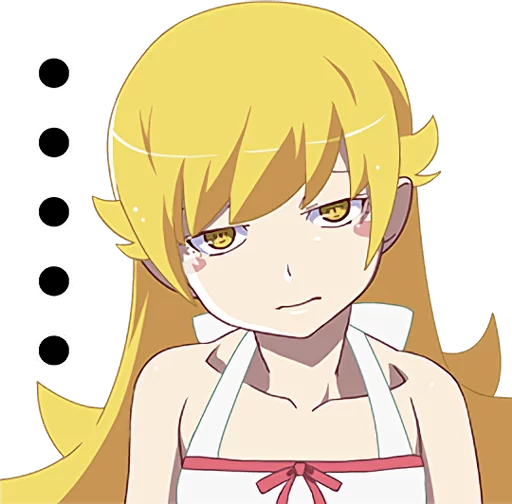 😰 Стикер «Monogatari Series» для Telegram