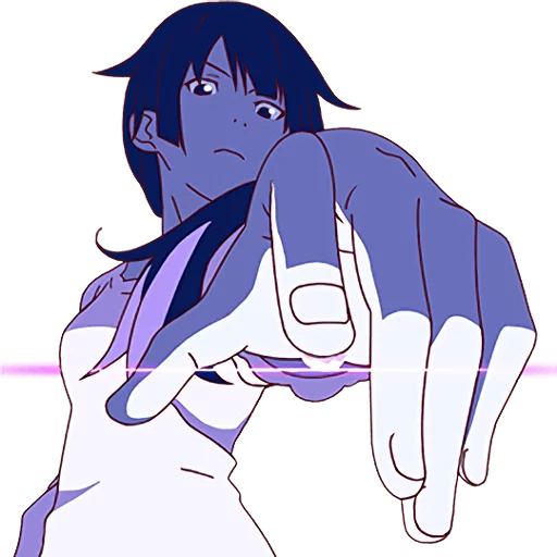 😈 Стикер «Monogatari Series» для Telegram
