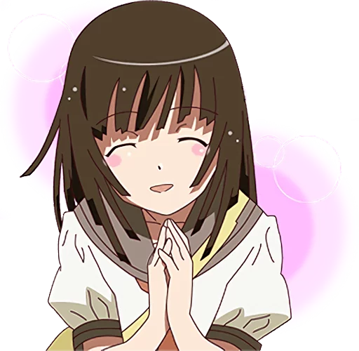 🙏 Стикер «Monogatari Series» для Telegram