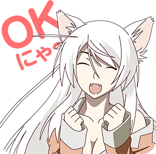 👌 Стикер «Monogatari Series» для Telegram