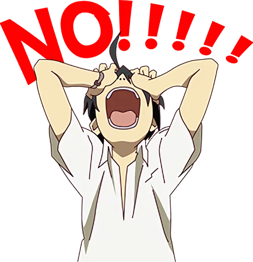 🚫 Стикер «Monogatari Series» для Telegram
