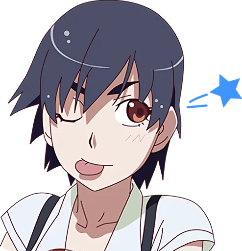 😜 Стикер «Monogatari Series» для Telegram