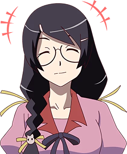 ☺️ Стикер «Monogatari Series» для Telegram