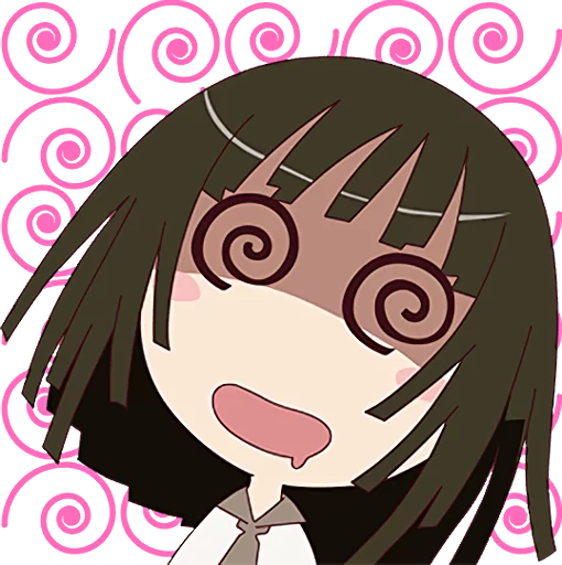 😵 Стикер «Monogatari Series» для Telegram