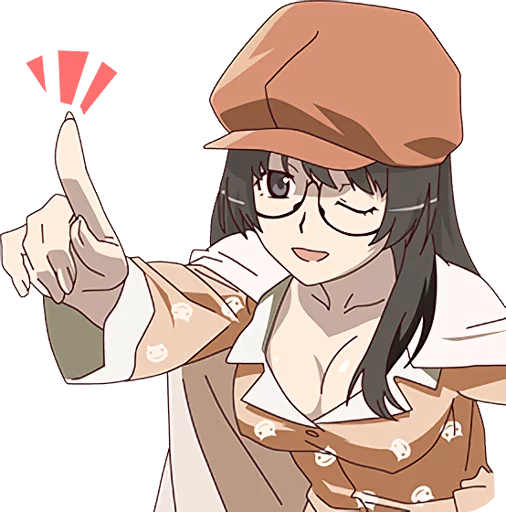 😉 Стикер «Monogatari Series» для Telegram