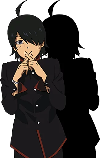 🤐 Стикер «Monogatari Series» для Telegram
