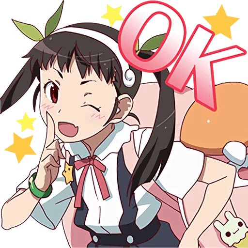 👌 Стикер «Monogatari Series» для Telegram