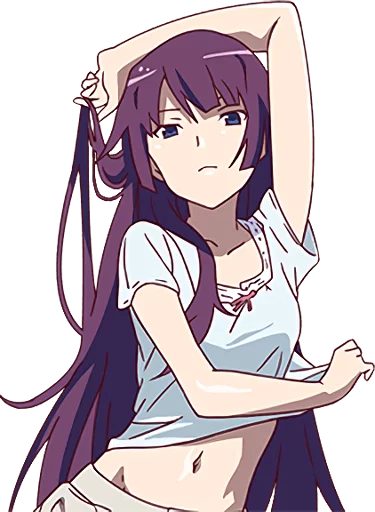 😌 Стикер «Monogatari Series» для Telegram