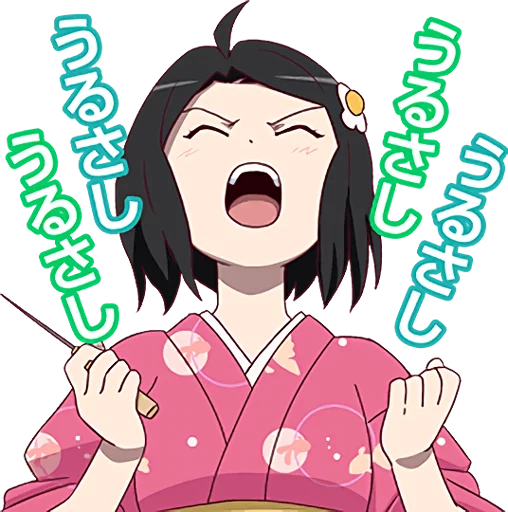 😡 Стикер «Monogatari Series» для Telegram