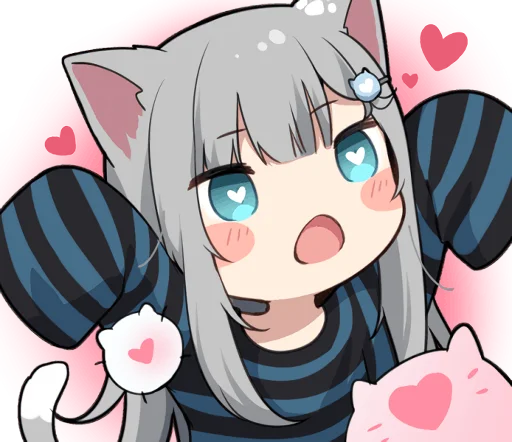 🥰 Стикер «nachonekodayo» для Telegram