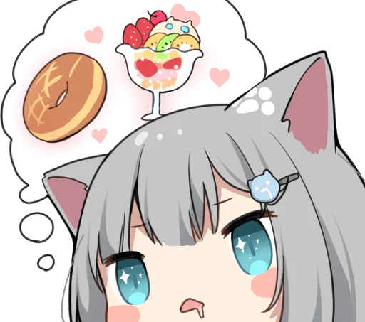 🤤 Стикер «nachonekodayo» для Telegram