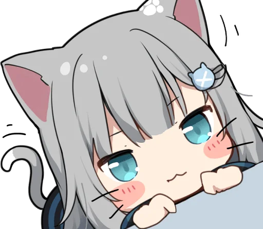 😏 Стикер «nachonekodayo» для Telegram