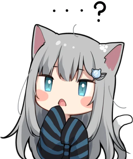 😦 Стикер «nachonekodayo» для Telegram