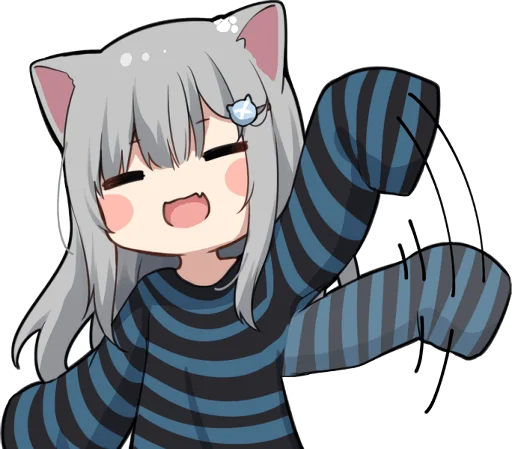 😄 Стикер «nachonekodayo» для Telegram