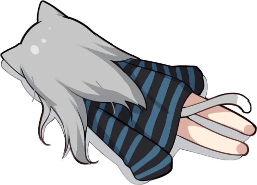 😔 Стикер «nachonekodayo» для Telegram