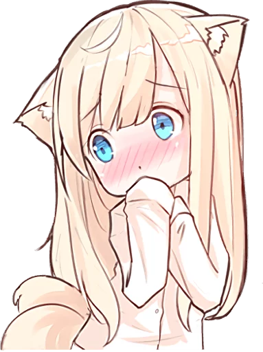😣 Стикер «NEKOMIMI MiA» для Telegram