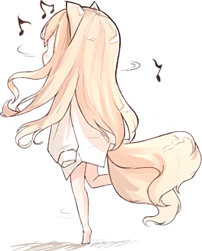 🎶 Стикер «NEKOMIMI MiA» для Telegram