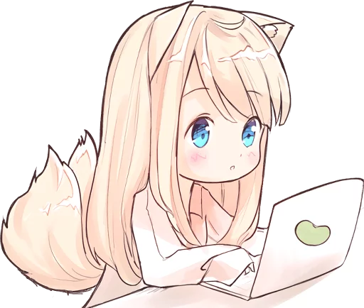 💻 Стикер «NEKOMIMI MiA» для Telegram