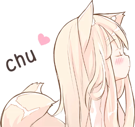 💓 Стикер «NEKOMIMI MiA» для Telegram