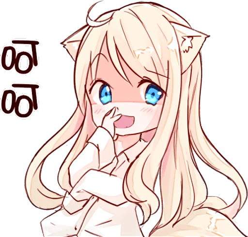 😃 Стикер «NEKOMIMI MiA» для Telegram